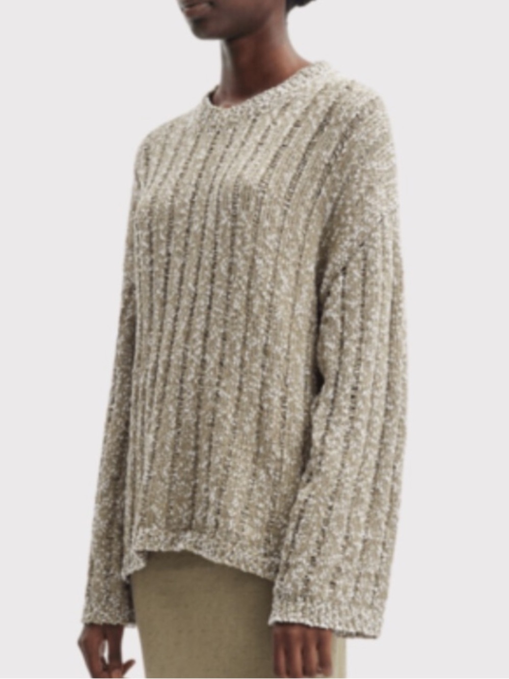 Samsoe Samsoe Julia Crew Neck Oversized Sweater, Size XS